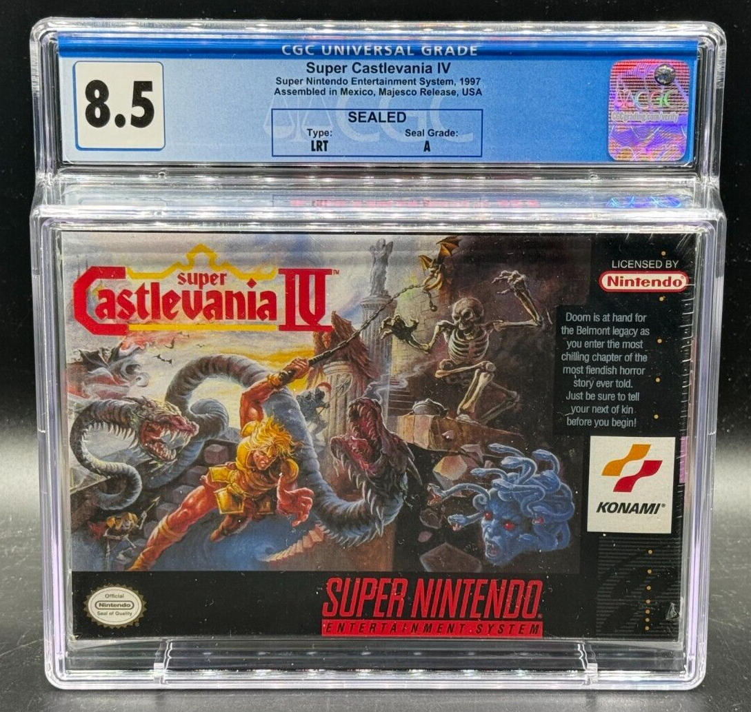 Castlevania IV SNES Super Nintendo Boxed CIB for sale online
