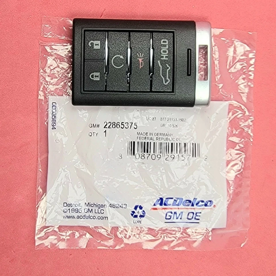 Nuevo OEM 2010-2015 Cadillac SRX Smart Keyless Prox 5B escotilla - NBG009768T Foto 3 de 3