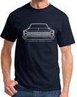 1966 Plymouth Sport Fury Classic Front End Design Tshirt New