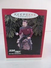 Star Trek Hallmark COMMANDER WILLIAM T RIKER Christmas Ornament 1995 Keepsake
