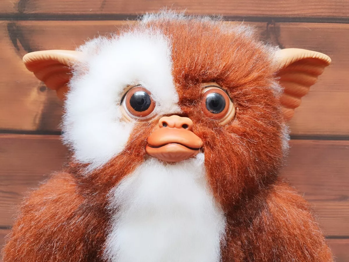 Grande peluche vintage Gremlins Gizmo Quiron Warner Bros environ