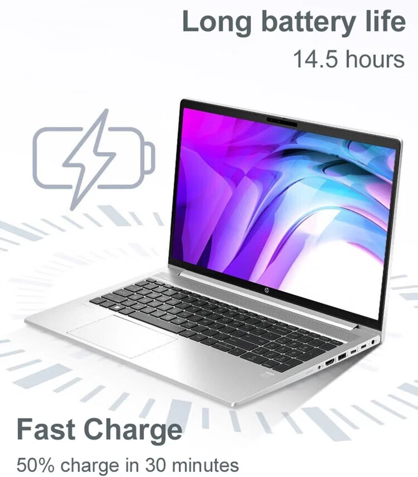 HP ProBook 445 G9 14" Notebook Full HD AMD Ryzen 5 5625U 8 GB RAM 256 GB SSD NEW - Image 4 of 4