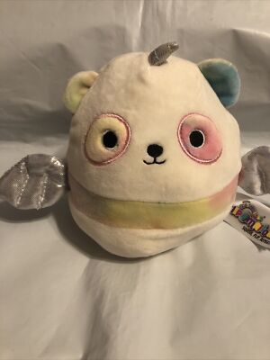 Squishmallow 5'' Hudson Unicorn & Pei Panda Flip a Mallow W/O Tag FREE SHIPPING