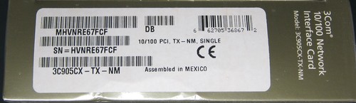 3Com 3C905CX-TX-NM 10/100 NIC PCI NIB - Picture 4 of 4