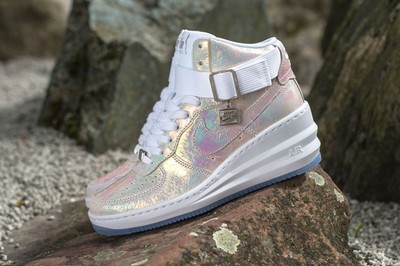 NIKE AIR LUNAR FORCE 1 SKY PEARL DUNK HIGH REVOLUTION WOMENS WEDGE SHOES  704518 | eBay