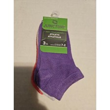 NWT Juncture Kids No-Show Socks 3 Pack/3 Colors