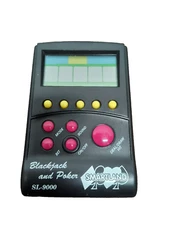 Smartland SL-9000 BlackJack& Poker Electronic Handheld Video Game Tested Vintage
