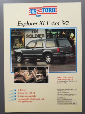 Prospekt Ford (US) Explorer XLT 4 X 4  1992