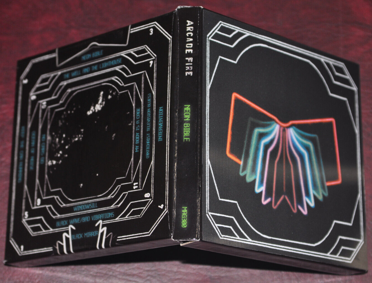 Arcade Fire - Neon Bible, Merge MRG300 deluxe edition in box with