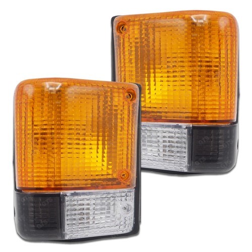 Corner Lamp Light Amber Clear Lens Fits Isuzu Rocky Ftr 175 195 Fsr 1984 - 1995 - Imagen 6 de 11