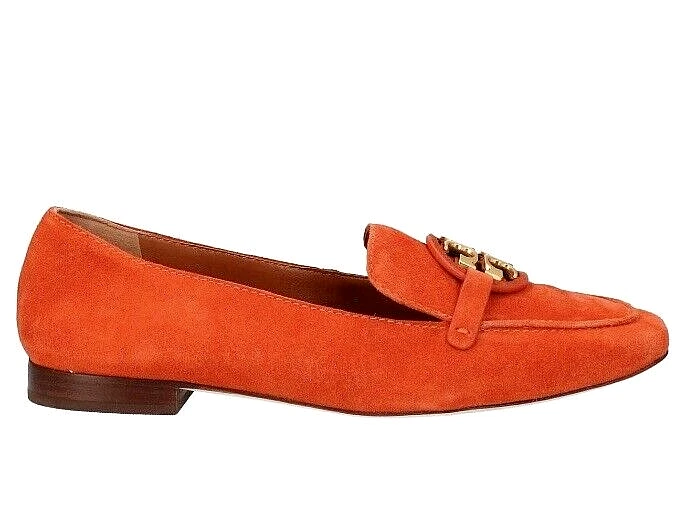 TORY BURCH METAL MILLER LOAFER POMANDER SUEDE SQUARE TOE SZ US 9 NIB