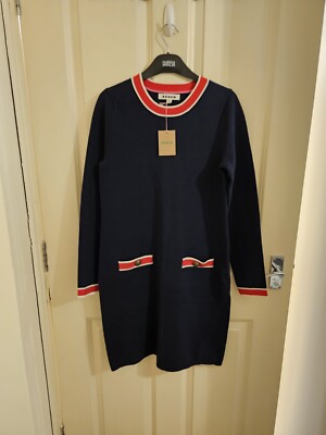 Boden Holly Knitted Shift Dress Size 10R | eBay UK