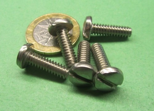 Bindekopf Schlitz Maschinenschraube 18-8 rostfrei, 10-24 x 0,625" Länge 50 Stück - Bild 6 von 13