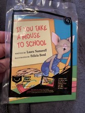 If You Take A Mouse To School Book  4 McDonalds Happy Meal Toy; NIP; 2017