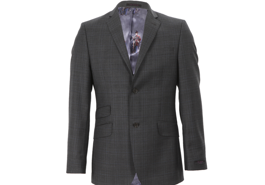Ted Baker Men's Grey Hagger Sterling Suit Jacket UK Size 40L RRP £250 BNWT