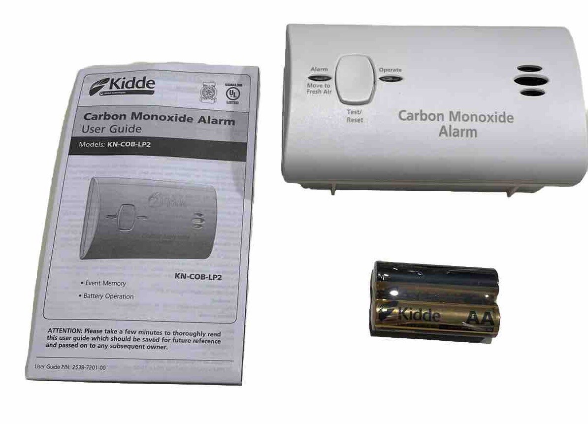 Kidde Carbon Monoxide Alarm KNCOBLP2 Qty Available eBay