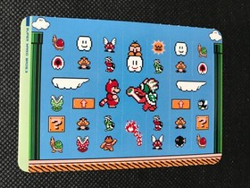 Super Mario Bros 3 Famicom History Book Sealdass Sticker Japanese NINTENDO