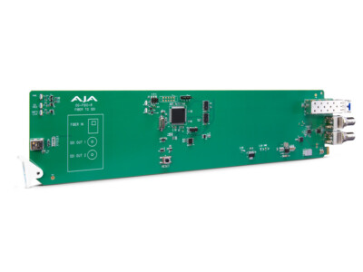 AJA OG-FIDO-R openGear 1-Channel Single Mode LC Fiber to 3G-SDI Receiver