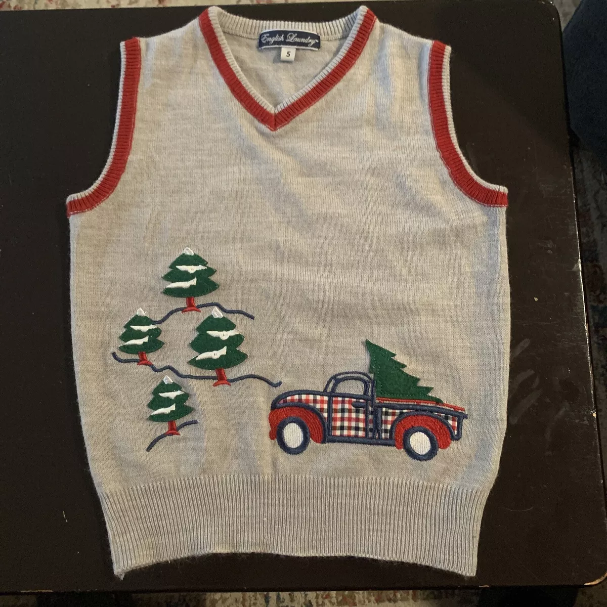 Boys christmas outlet vest