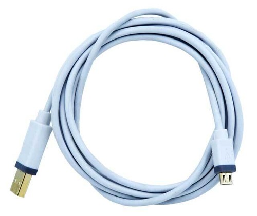 Mediabridge White 6 Foot USB 2.0 Micro-USB to USB Cable 30-004-06TW - 第 1/6 張圖片