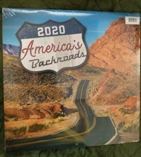2020 America's Backroads 16 Month Wall Calendar by Design 12" X 24" LOWER PRICE