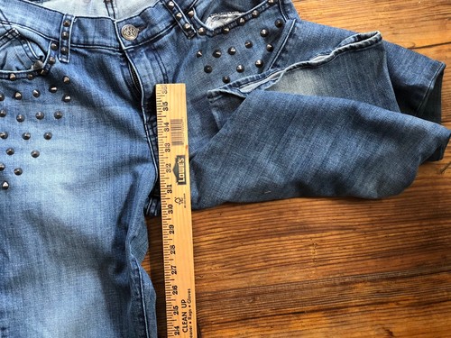 Rock & Republic Jeans donna 12 bootcut Med Rise borchie Kasandra - Foto 6 di 7