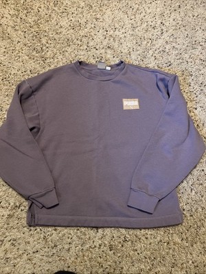 PUMA Purple Women's Fleece Sweatshirt, Sz. S