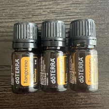 3x doTERRA TANGERINE 5mL = 15mL Essential Oil Exp 6/2029 - New/Sealed (Lot of 3)