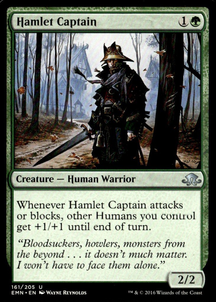 2016 Eldritch Moon Hamlet Captain Expansion/Uncommon #161