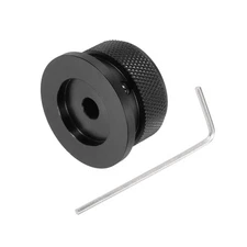 1PCS Guitar Knobs Metal, Volume Tone Knobs 1/4" x 1 3/8" x 0.8", Black