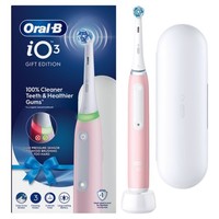 Oral-B Io Series 3 Electric Toothbrush Blush Pink with Travel Case Gift Edition