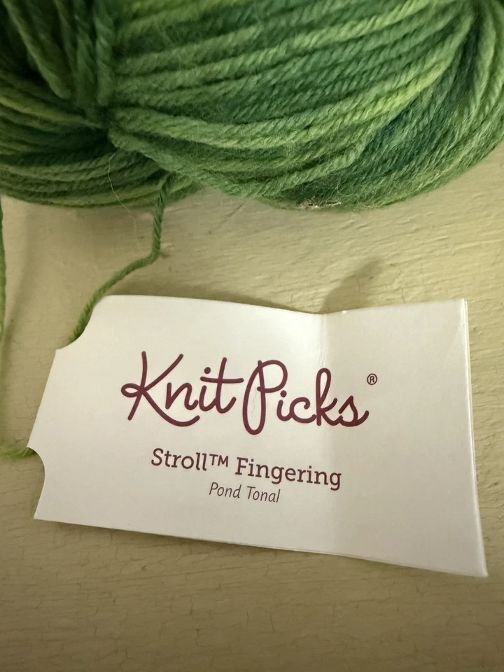 Selecciones de punto paseo pintadas a mano dedos 100 g/462 yardas estanque tonal lote # 75883 Foto 2 de 3