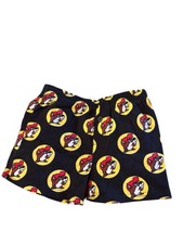 Buc-ee's Black Printed Pajama Boxers Sleepwear Shorts Boys Youth Size Large