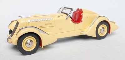 1935 Duesenberg SJ Mormon Meteor Speedster beige 1/43 Zinnlegierung Fertigmodell