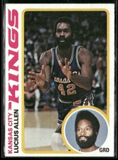 1978-79 Topps Lucius Allen Kansas City Kings #6