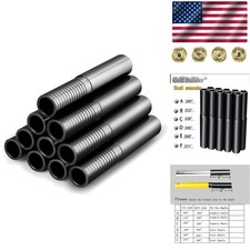 10Pcs Golf Shaft Extender Set for Steel Graphite - 6 Size Options Available