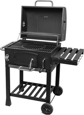 ACTIVA Angular Holzkohlegrillwagen - Schwarz