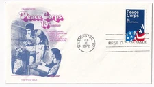STAMP US SCOTT 1447 "Peace Corps" 8 CENT 1972 FDC - A