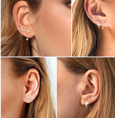 pendientes cortos  oro 18k, REGALO NOVIA MADRE HIJA NAVIDAD DAMAS HONOR AMIGA