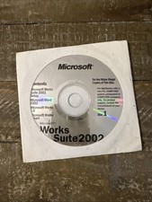 Microsoft Works Suite 2002 PC Cd Rom