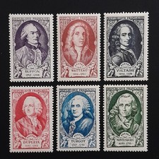 1949 - Hommes Célèbres N°853 à N°858 NSC - LA854