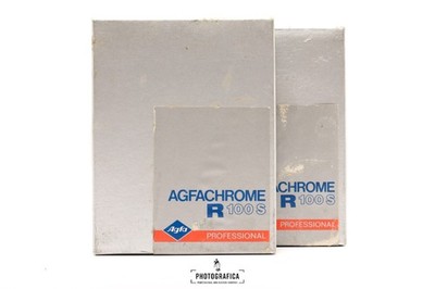 Agfa Agfachrome R100S 4x5'' 1x 10-Sheet Pack Slide Film Expired - Fridge Stored