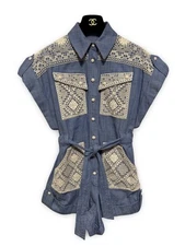 ZIMMERMANN   PLAYSUIT  100% Cotton Size O