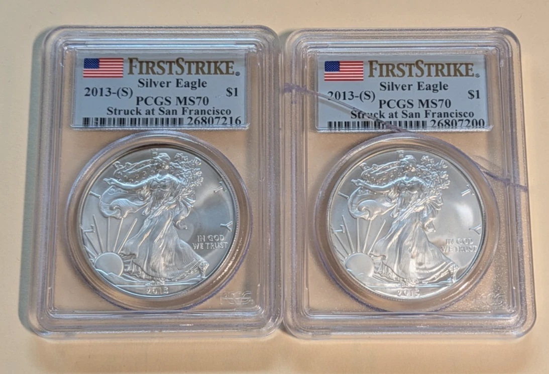 American Eagle MS 70 Graded 2013 Silver Bullion Coins for sale | eBay