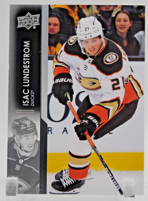 2021-22 Upper Deck Hockey Extended Series Isac Lunderstrom Anaheim Ducks #502