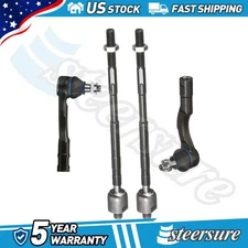Left Outer Right Outer Inner Steering Tie Rod End fits 2016-2019 Subaru Legacy
