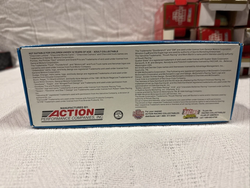 Uno de los 10.000 Action Platinum Series Steve Grissom Edición Limitada Coleccionable Foto 2 de 4