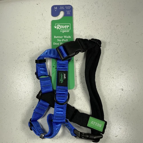 Rover Gear: Better Walk No-Pull Dog Harness Blue Size Medium