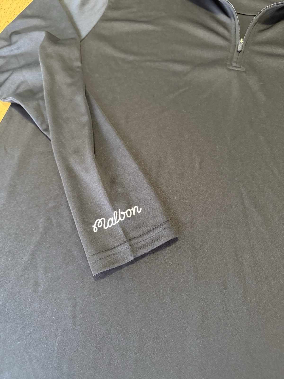 Malbon X Draft Kings Polyester Performance 1/4 Zi… - image 5