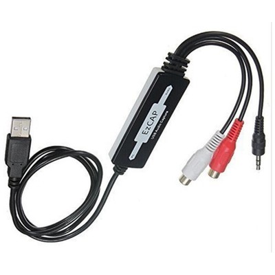 USB-Audio-Capture-Recorder konvertiert Vinyl-Plattenspieler- /